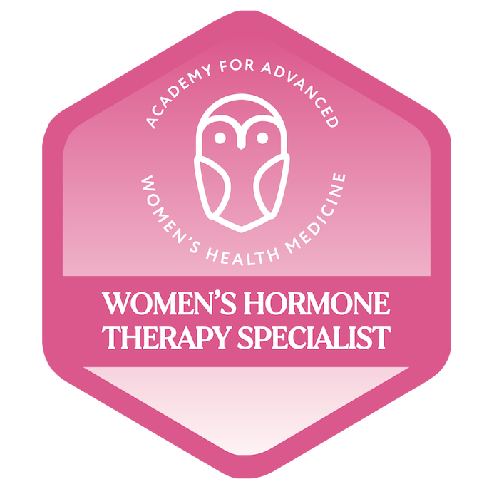Academy for Advanced Women's Health Medicine, Women's Hormone Therapy Specialist badge